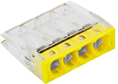 plc-smk-2273-244r Клемма СМК 2273-244 (с пастой) 4 отверстия 0,5-2.5мм2 (4шт.) EKF PROxima