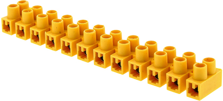 plc-KK-4-3-ps-y Колодка клеммная  (4мм.) 3А полистирол желтая (10шт.) EKF PROxima