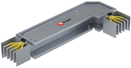 EKF HPA10EH45S Угловая горизонтальная секция c нестандартным плечом 1000 А IP55 AL 3L+N+PE(КОРПУС)