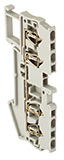 EKF plc-jxb-st-1.5-4 Колодка клеммная самозажимная JXB-ST-1.5 17.5A 4 вывода серая PROxima