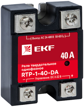rtp-1-40-da Реле твердотельное однофазное RTP-40-DA EKF PROxima