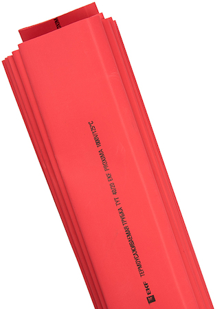 Фото EKF tut-40-r-1m Трубка термоусадочная ТУТ 40/20 красн. (уп.25шт) PROxima