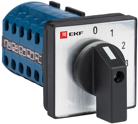 pk-1-101-10 Переключатель кулачковый ПК-1-101 10А 1P «0-1-2-3» EKF PROxima