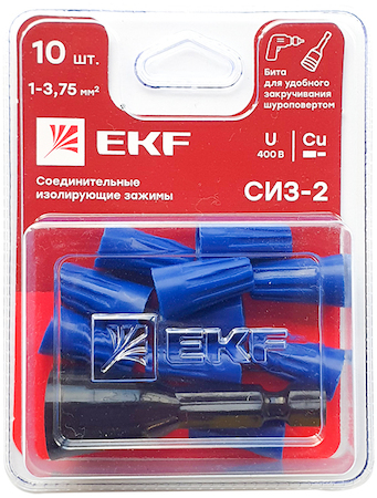 plc-cc-4-b СИЗ-2 (1-3,75мм2) блистер (10шт.) EKF