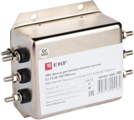 EKF vector-emi-4R0 ЭМС-фильтры для преобразователя частоты 2,2-4,0 кВт