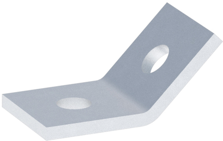 stpu2135 STRUT-пластина угловая 135гр. 2 отверстия EKF