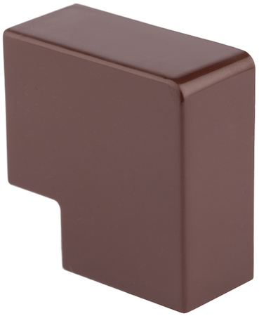 Фото EKF abd-25-16x4 Поворот 90 гр. (25х16) (4 шт) Plast PROxima под темное дерево