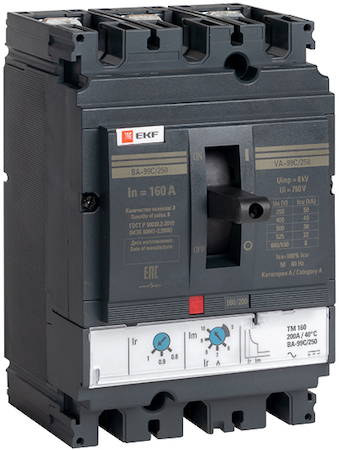 mccb99C-250-160 Выключатель автоматический ВА-99C (Compact NS)  250/160А 3P 45кА EKF PROxima