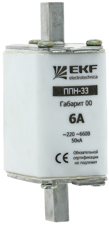 Фото EKF fus-33/160/40 Плавкая вставка ППН-33 160/40А габарит 00 PROxima