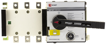Фото EKF ats-tsr1-125A-3p-pro Устройство АВР ТСР1 3п 125А 230В PROxima