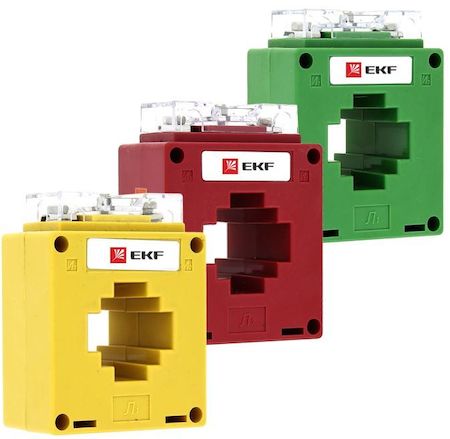 tc-40-600-c-0.5 S Трансформатор тока ТТЭ-40-600/5А класс точности 0,5S (color) EKF PROxima