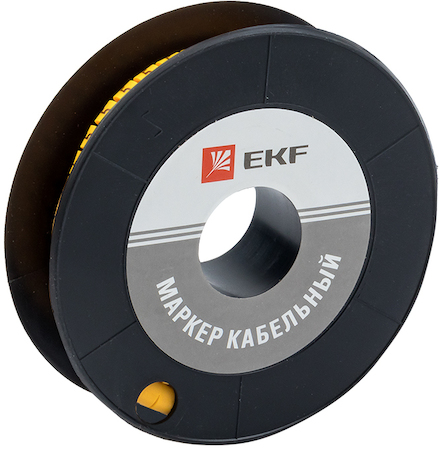 plc-KM-1.5-2 Маркер кабельный 1,5 мм2 "2" (1000 шт.) (ЕС-0) EKF PROxima