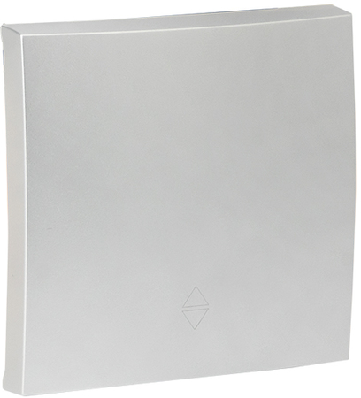 ESV10-L-021-30 Валенсия лицевая панель  выключателя 1-кл. 10А сталь  EKF  PROxima