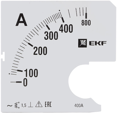 s-a961-400 Шкала сменная для A961 400/5А-1,5 EKF PROxima