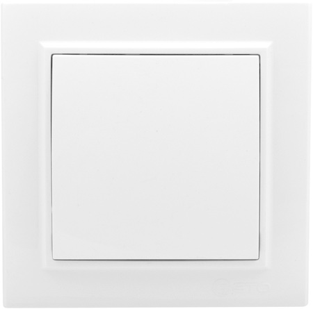 ERV10-025-10 Минск Выключатель 1-клавишный СП проходной, 10А, белый EKF Basic