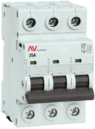 avn-3-25-av Выключатель нагрузки AVN 3P 25A EKF AVERES