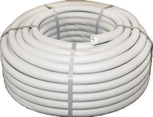 tg-z-16 Труба гофр. ПВХ Plast с зондом d16мм (100м.) EKF PROxima