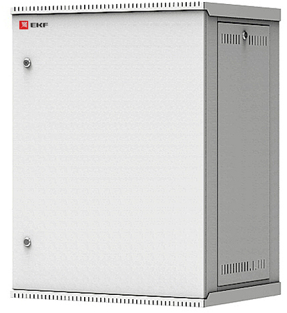 ITB15M450DE Шкаф телекоммуникационный настенный разборный 15U (600х450) дверь металл, Astra E серия EKF PROxima