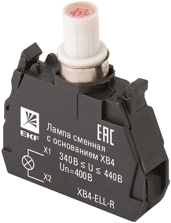 XB4-ELL-R Лампа сменная c основанием XB4 красная 400В EKF PROxima
