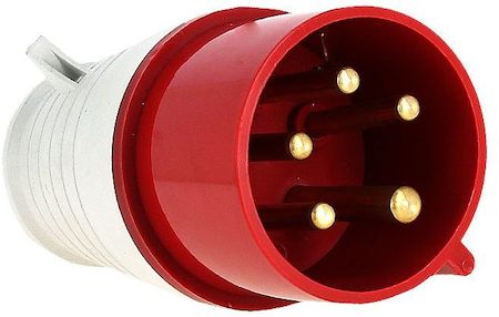 ps-025-32-380 Вилка переносная 025 3Р+РЕ+N 32А 380В IP44 EKF PROxima