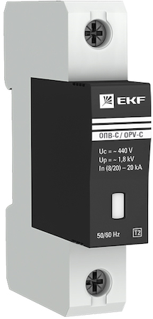 Фото EKF opv-c1 Ограничитель перенапряжения имп. ОПВ-C1