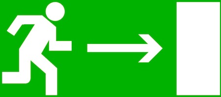 pkal-01-04 Пиктограмма "Направление направо" 320х120мм (для EXIT, SAFEWAY-40) EKF
