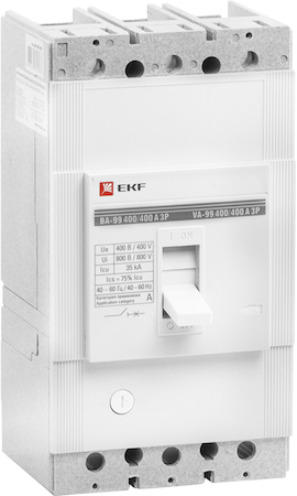 mccb99-400-315 Выключатель автоматический ВА-99  400/315А 3P 35кА EKF PROxima