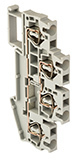 plc-jxb-st-2.5-4-2 Колодка клеммная самозажимная двойная JXB-ST-2.5 24А серая EKF PROxima