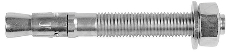 EKF abgm10x75 Болт анкерный с гайкой М10*75