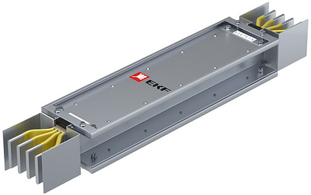 EKF HPA12FM45X1 Прямая магистральная нестандартная секция 1250 А IP55 AL 3L+N+PE(КОРПУС) длина 0,5м-0,99м