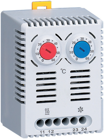 Фото EKF T2C10M Термостат NO+NC (охлаждение и обогрев) на DIN-рейку 10A 230В IP20 PROxima