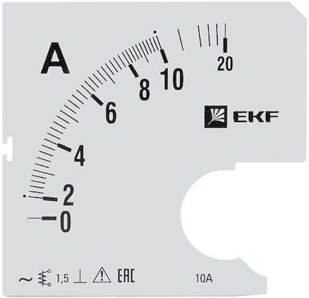s-a961-10 Шкала сменная для A961 10/5А-1,5 EKF PROxima