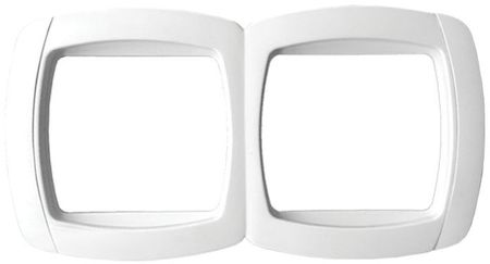ESM-G-302-10 Париж Рамка 2-местная горизонтальная белая EKF Simple