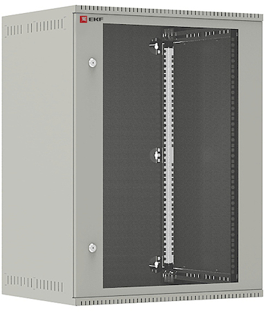 ITB15G450E Шкаф телекоммуникационный настенный 15U (600х450) дверь стекло, Astra E серия EKF PROxima