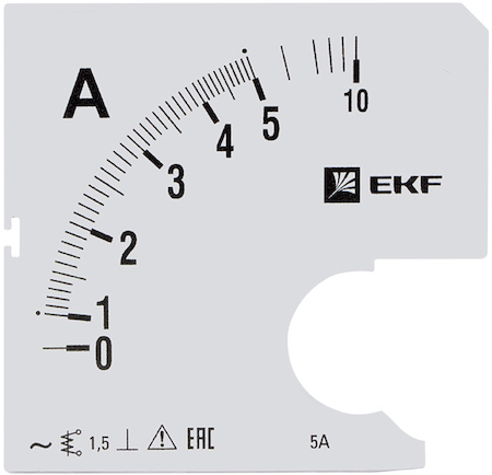s-a961-5 Шкала сменная для A961 5/5А-1,5 EKF PROxima