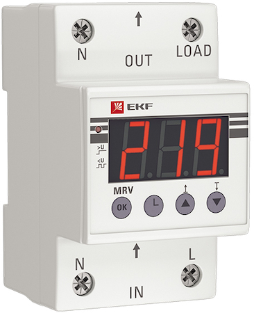 MRV-40A Реле напряжения с дисплеем MRV 40A EKF PROxima
