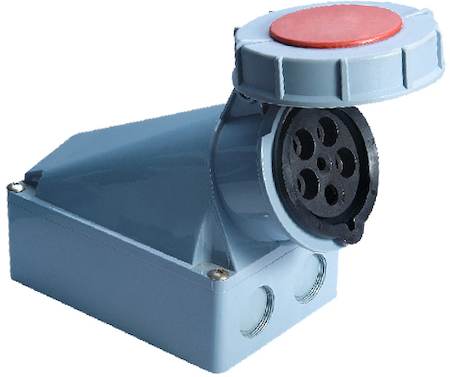 ps-1452-125-380 Розетка стационарная наружная 1452 3Р+РЕ+N 125А 380В IP67 EKF PROxima