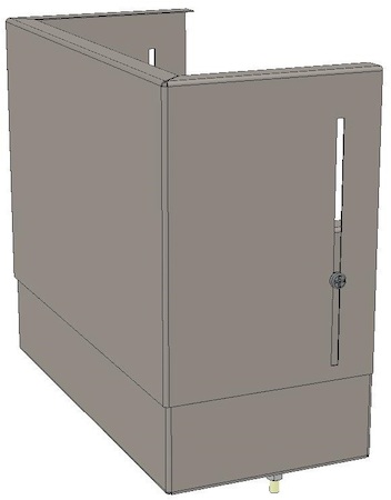uerm-slide-260 Цоколь верхний с компенсатором (260х300х150) EKF Basic
