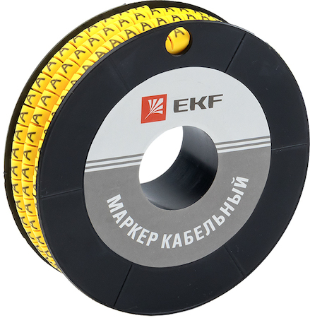 plc-KM-4-A Маркер кабельный 4,0 мм2 "A" (500 шт.) (ЕС-2) EKF PROxima