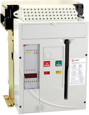 mccb450-1600-800v Автоматический выключатель ВА-450  1600/ 800А 3P 55кА выкатной EKF