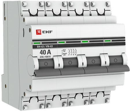 SL63-4-40-pro Выключатель нагрузки 4P  40А ВН-63 EKF PROxima