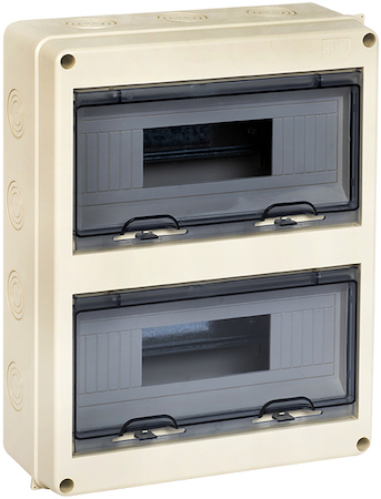 Фото EKF pb65-n-pg-24 Щит распред. навесной ЩРН-ПГ-24 (354х272х109) IP65 PROxima