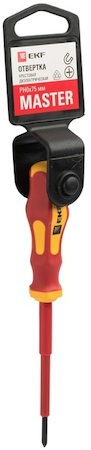 ph-0-75-mas-in Отвертка Master PH0x75 мм 1000В EKF Basic
