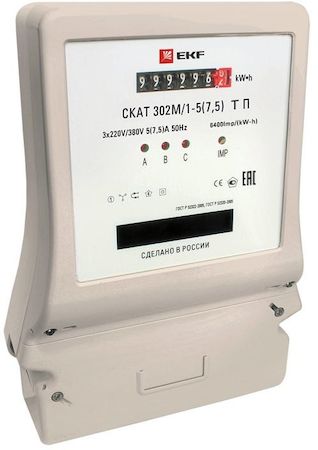 30206P Счетчик электрической энергии СКАТ 302М/1 - 5(7,5) Т П EKF PROxima