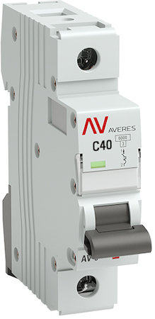 mcb6-1-40C-av Выключатель автоматический AV-6 1P 40A (C) 6kA EKF AVERES