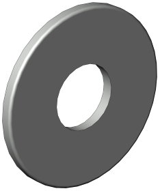 shplus6 Шайба плоская усиленная M6 EKF(400шт)