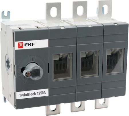 tb-s-1250-3p Рубильник 1250A 3P без рукоятки управления TwinBlock EKF PROxima