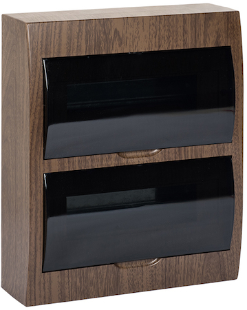 Фото EKF pb40-n-24-dark Щит ЩРН-П-24 IP41 темное дерево PROxima