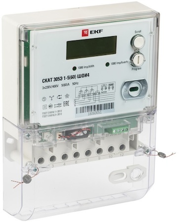 31501P Счетчик электрической энергии СКАТ 315Э/1-5(60) ШОИ4 П EKF PROxima