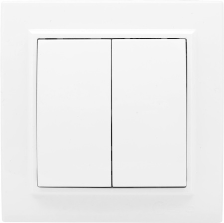 Фото EKF ERV10-023-10 Выключатель 2-кл. СП Минск 10А бел. Basic